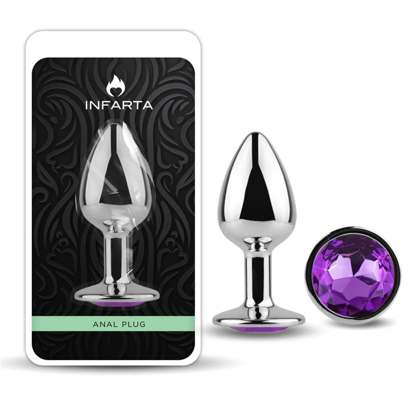 Anal Plug Eros Metal Small Purpura
