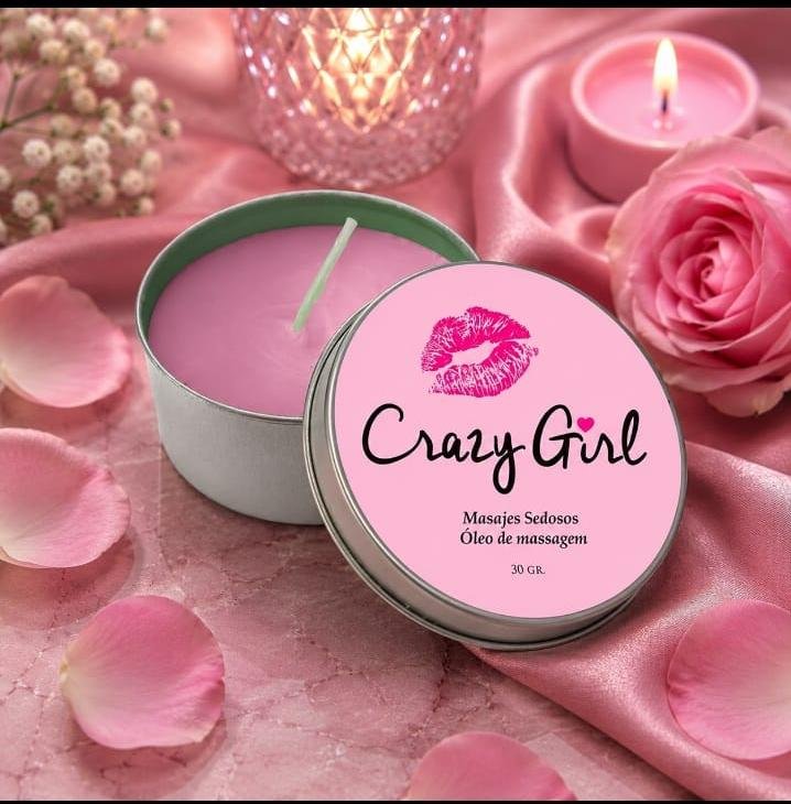 Massage Candle Crazy Girl - 30 Gr