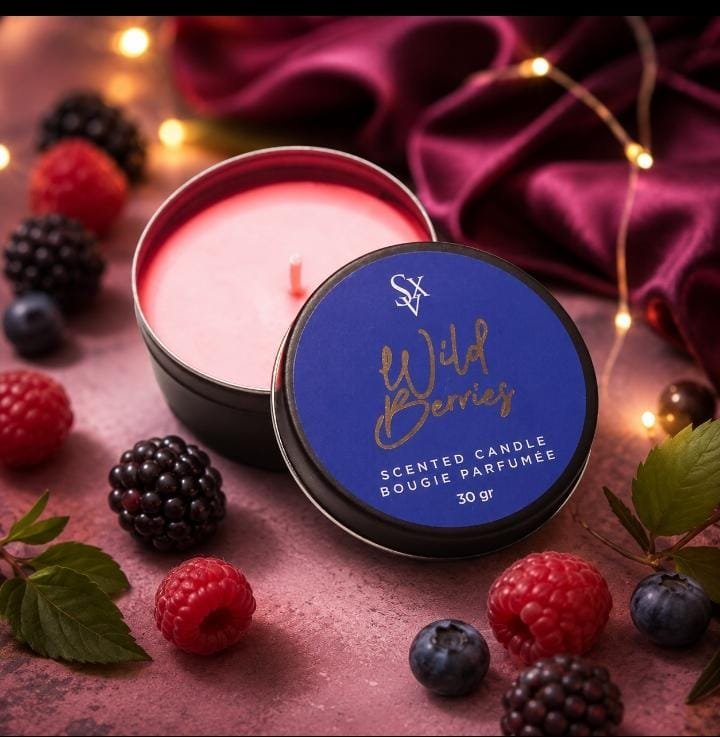 Massage Candle - Wild Berries - 30 Gr Frutos rojos